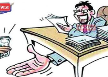 ८५ हजार पगारी आयकर अधिकारी ५ हजार रुपयांच्या लाच प्रकरणांत, शिपाई रंगेहाथ अटकेत : दोघांची कोठडीत रवानगी