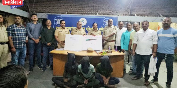 दरोड्यासह चोरीचा गुन्हा उघडकीस, परभणी जिल्ह्यातील ५ जणांना मुद्देमालासह अटक