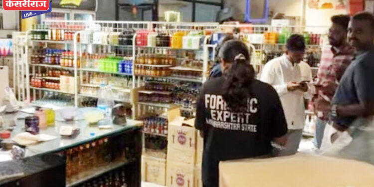 मद्यविक्री दुकानातून १० लाख रुपयांची दारू, रोख रक्कम ७० हजार लंपास