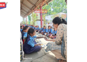 शाळांसह ग्रामपंचायत इमारतींची सीईओ करनवाल यांनी केली पाहणी