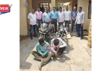 जळगाव शहरातील २ दुचाकी चोरीचा लागला तपास, दोघं तरुणांना अटक