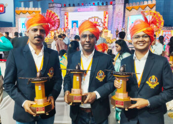 जैन इरिगेशनच्या चौघं कॅरम पटूंचा शिवछत्रपती राज्य क्रीडा जीवन गौरव पुरस्काराने गौरव