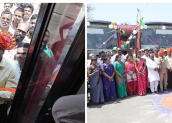 चाळीसगाव येथे लवकरच सुसज्ज बसस्थानक : पहिल्या टप्प्यातील नवीन ५ बसेसचे लोकार्पण