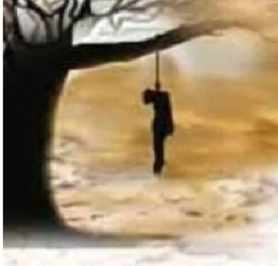 निंबाच्या झाडाला गळफास घेऊन मजुराची आत्महत्या