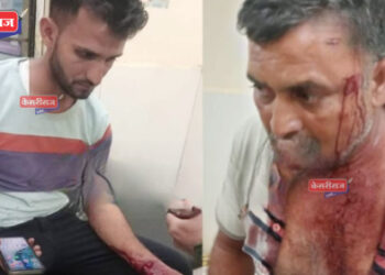 तलवारीने वार करून युवकाला केले गंभीर, वडील  – काकांनाही जबर मारहाण