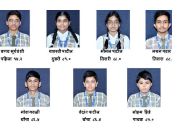 एल. एच. पाटील इंग्लिश मीडियम स्कूलचा सलग ११ व्या वर्षी १००% निकाल