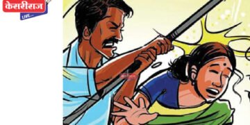 कौटुंबिक वादातून पतीने पत्नीच्या डोक्यात मारला लोखंडी हातोडा
