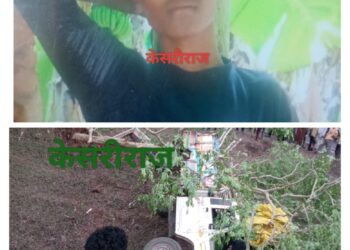 भरधाव मालवाहू टेम्पो घाटात उलटली : तरुण ठार, २२ जखमी