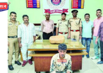 सव्वा लाखांचा गांजा सापडला, कर्नाटकच्या तरुणासह चोपड्याच्या एकाला अटक