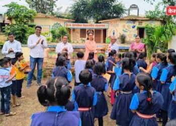 पूर्णा नदीवरील खामखेडा पुलाच्या बांधकाम स्थळाची पाहणी