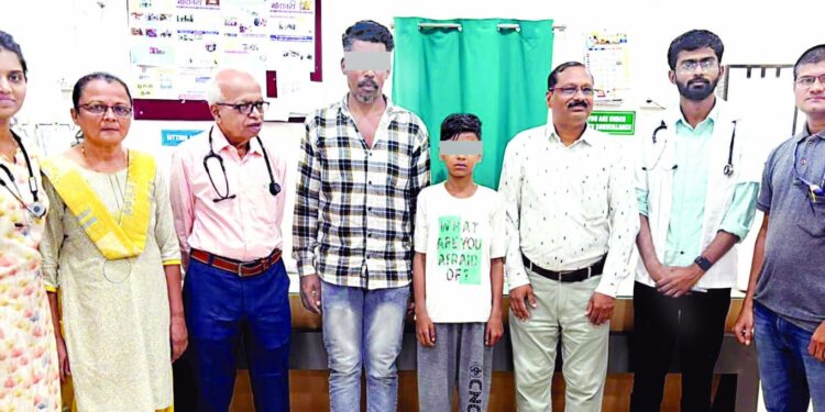 प्रेस सिंड्रोम आजाराच्या बालकावर यशस्वी उपचार