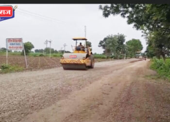 टेकवाडे-ऋषीपांथा-पाटणादेवी रस्त्याचे काम वेगात, पर्यटन विकासाला मिळणार गती !