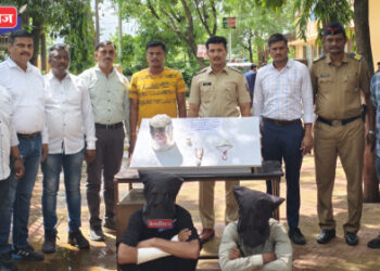 मंदिरातील मुकुटसह दागिने चोरणारे संशयित तरुण अटकेत