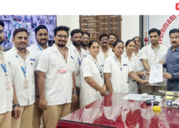 वेतनत्रुटी,कंत्राटी भरतीच्या निषेधार्थ परिचारिका संघटनेचे मुंबईत आंदोलन