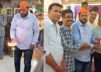 दक्षिणेश्वर हनुमंतरायाच्या महाआरतीतून नगरसेवकपदाचा संकल्प