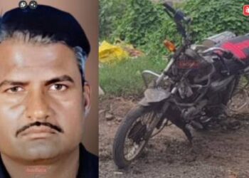 स्कूल बसच्या भीषण धडकेत दुचाकीवरील इसम ठार !