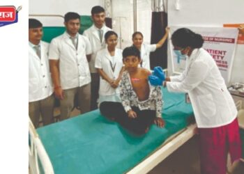 रूग्ण सुरक्षाअंतर्गत सुरक्षित इंजेक्शन सराव जनजागृती