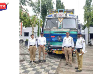 मद्यधुंद अवस्थेतील ट्रक चालकाला पकडले : न्यायालयाकडून दंडात्मक कारवाई