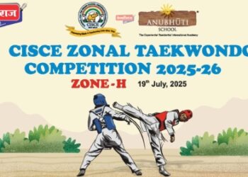 अनुभूती निवासी स्कूलमध्ये सीआयएससीई बोर्डच्या ‘एच’ झोनल तायक्वोडो स्पर्धा