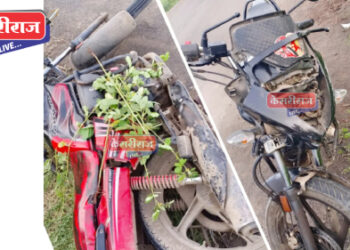 दुचाकी समोरासमोर धडकल्या, दोन्ही तरुण गंभीर जखमी !