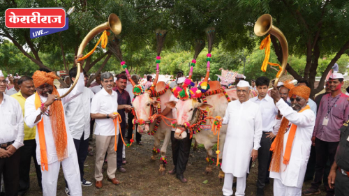 अविनाश गोपाळ, हंसराज जाधव यांना पोळा फोडण्याचा मान