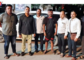 गुजरातमध्ये गुन्हे करणाऱ्या पातोंड्याच्या गुन्हेगाराला पाठलाग करून अटक
