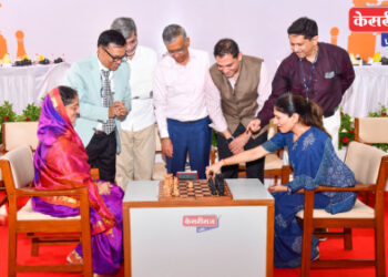 जैन हिल्सच्या अनुभूती मंडपम येथे ३८ वी राष्ट्रीय बुद्धिबळ अजिंक्यपद स्पर्धेचे  उद्घाटन