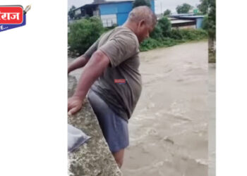 पाचोरा तालुक्यातील नुकसानीची मंत्री गुलाबरावांसह महाजनांनी केली पाहणी