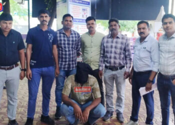 गुजरात राज्यातील फरार गुन्हेगाराला भुसावळ शहरात अटक