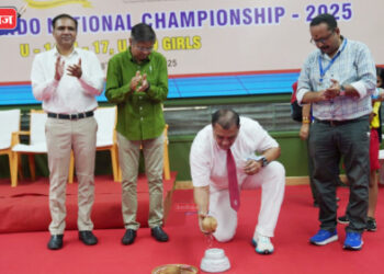 राष्ट्रीय तायक्वांडो स्पर्धेत पहिल्याच दिवशी महाराष्ट्राचे वर्चस्व अनुभूती स्कूलच्या विद्यार्थीनींची चमकदार कामगिरी