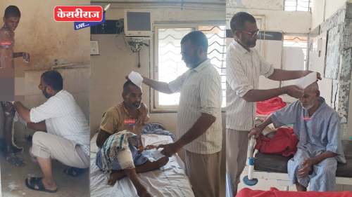 बेवारसांचे झाले वारस : कर्मचाऱ्यांसह सामाजिक कार्यकर्त्यांनी अंघोळ घालून दिल्या भेटवस्तू !