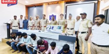 रस्तालुटीच्या तयारीत असलेले ७ सराईत गुन्हेगार जेरबंद; गावठी पिस्तूल, तलवारी जप्त