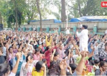 ठाण्यात मुख्यमंत्री युवा प्रशिक्षणार्थींचा ठाण्यात ठिय्या