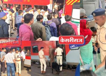 महानगरी एक्स्प्रेसमध्ये ‘बॉम्ब’चा मेसेज! देशविरोधी घोषणांनी खळबळ; रेल्वे स्थानकांवर हाय अलर्ट!