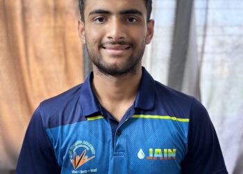 मुश्ताक अली टी-२० क्रिकेट स्पर्धेसाठी जैन स्पोर्टस अकॅडमीचा नीरज जोशीची महाराष्ट्र संघात निवड