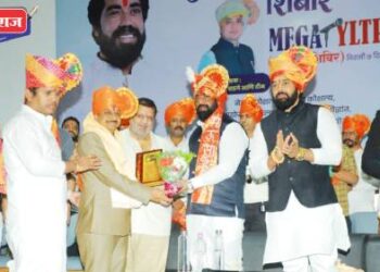 टायगर ग्रुपतर्फे जितेंद्र पाटील ‘आरोग्यदूत’ पुरस्काराने सन्मानित