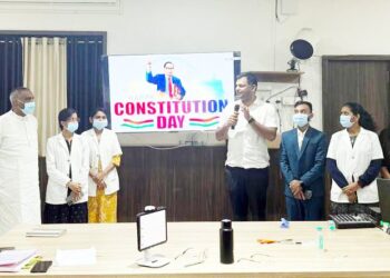 डॉ. उल्हास पाटील वैद्यकीय महाविद्यालयात संविधानाचे वाचन