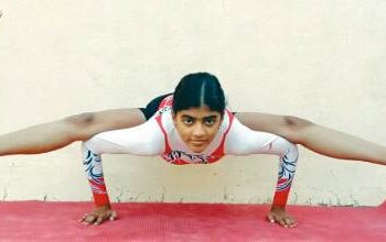 अ.भा. विद्यापीठ योगा चॅम्पियनशिपसाठी जान्हवी दीपक सोमाणीची निवड