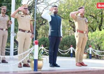 पोलीस मुख्यालयात भव्य संचलन परेड; जिल्हाधिकारी व पोलीस अधीक्षकांकडून होमगार्डच्या कार्याचा गौरव