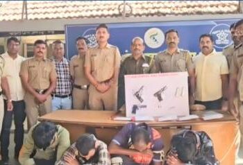 गोळीबार प्रकरणात तपास : चौघांना अटक, ३ गावठी कट्ट्यासह ६ काडतूस जप्त