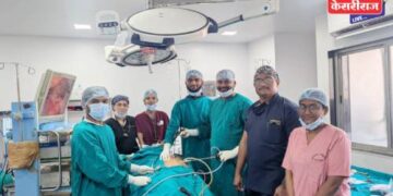 महादेव हॉस्पिटलमध्ये पित्ताशयाची दुर्बिणीद्वारे शस्त्रक्रिया यशस्वी