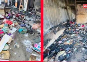 शॉर्टसर्किटमुळे ४ दुकाने जळून खाक; कोट्यवधींचे नुकसान