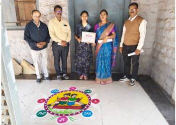 रांगोळी स्पर्धेत शिरसोलीच्या दिपाली पाटील यांचे यश