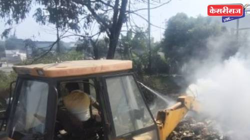 पुन्हा आग : कंपनीचे टाकाऊ साहित्य जाळून खाक