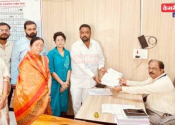 प्रभाग क्रमांक ७ मधून अंकिता पंकज पाटील यांचा उमेदवारी अर्ज दाखल