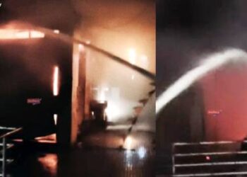 मध्यरात्री २ मोबाईल दुकानांना भीषण आग, २० लाख रुपयांचे नुकसान झाल्याची भीती