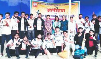 ‘आरोहण २०२५’ क्रिकेट स्पर्धा डॉ. उल्हास पाटील होमिओपॅथिक महाविद्यालयास विजेतेपद