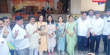 प्रभाग क्रमांक ७ मधून अंकिता पंकज पाटील यांचा उमेदवारी अर्ज दाखल