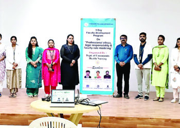 गोदावरी नर्सिंग महाविद्यालयात प्राध्यापक विकास कार्यक्रम उत्साहात