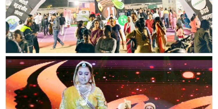 जळगावात बहिणाबाई महोत्सवात रंगांची उधळण: दिमाखदार ‘फॅशन शो’ने जळगावकरांना जिंकले!